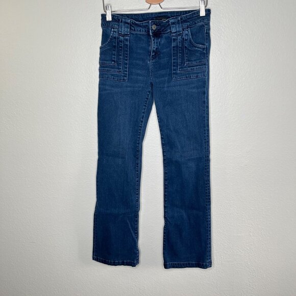 Edyson Womens Ellington Flare Blue Denim Jeans Size 27 S - Picture 5 of 14